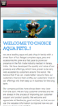 Mobile Screenshot of choiceaquapets.com